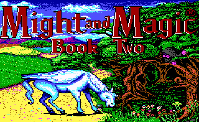 Might and Magic II: Gates to Another World splash screen